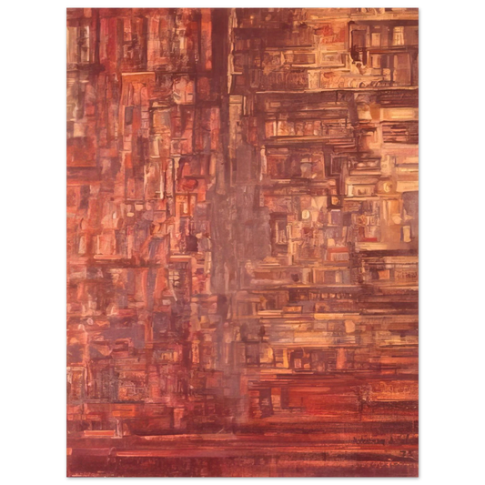 Maria Helena Vieira da Silva - Untitled - 1978  75x100 cm / 30x40inches Fine Art Poster