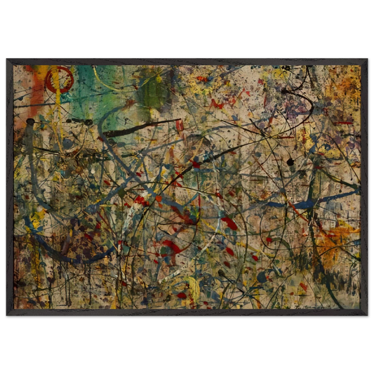 Untitled N21 - Taro Yamamoto 70x100 cm / 28x40 inches Framed Art Print – Black Wooden Frame