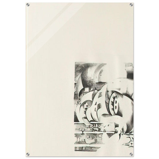 ELEVENTH STONE 1970 - Lee Bontecou Acrylic Print - 70x100 cm / 28x40″ inches | Lee Bontecou Wall Art | Lee Bontecou Prints