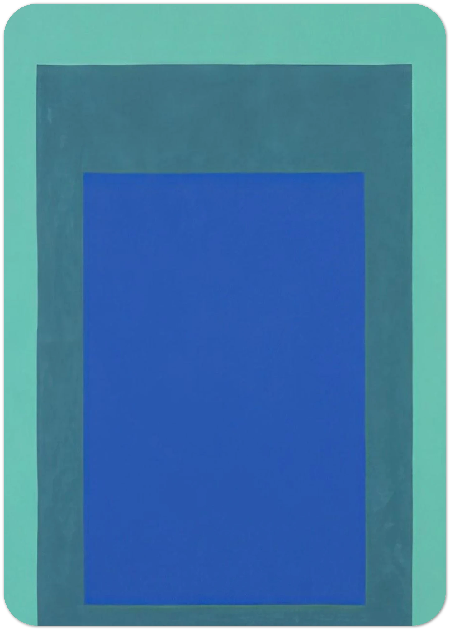 HOMAGE TO THE SQUARE 1976 By Josef Albers Pack of 10 Post Cards | Josef Albers Post Cards | A6 (10.5 x 14.8 cm) - 4.1 x 5.8 inches