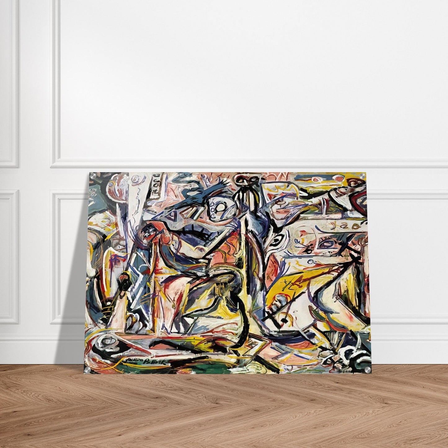 CIRCUMCISION JANUARY 1946 1 - Jackson Pollock Acrylic Print - 70x100 cm / 28x40″ inches