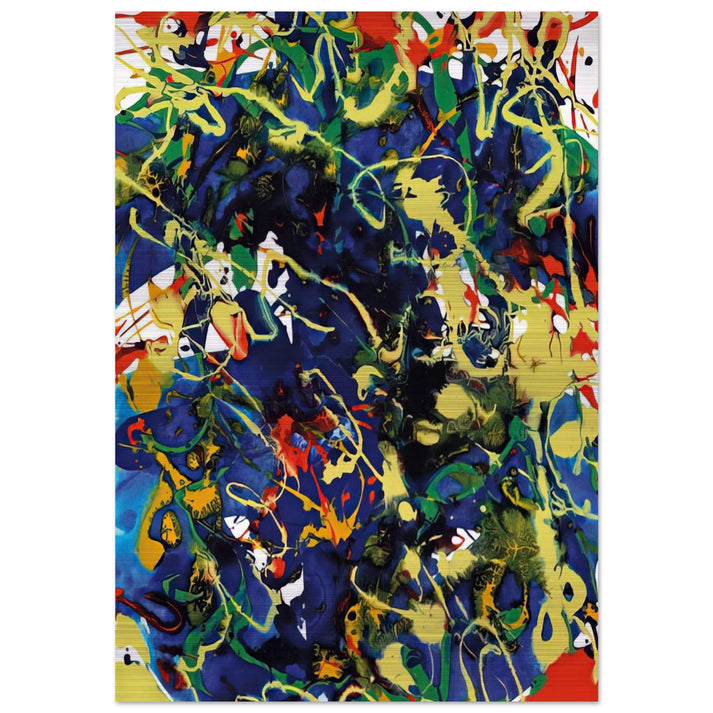 Untitled  SFP94-63  SFF 1737  - Sam Francis Brushed Aluminum Print - 70x100 cm / 28x40 inches | Sam Francis Aluminum Print | Sam Francis Prints
