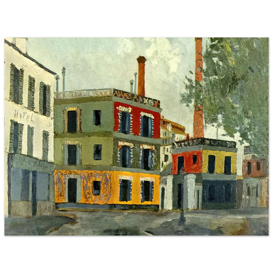 Maurice Utrillo - FACTORY  75x100 cm / 30x40inches Fine Art Poster