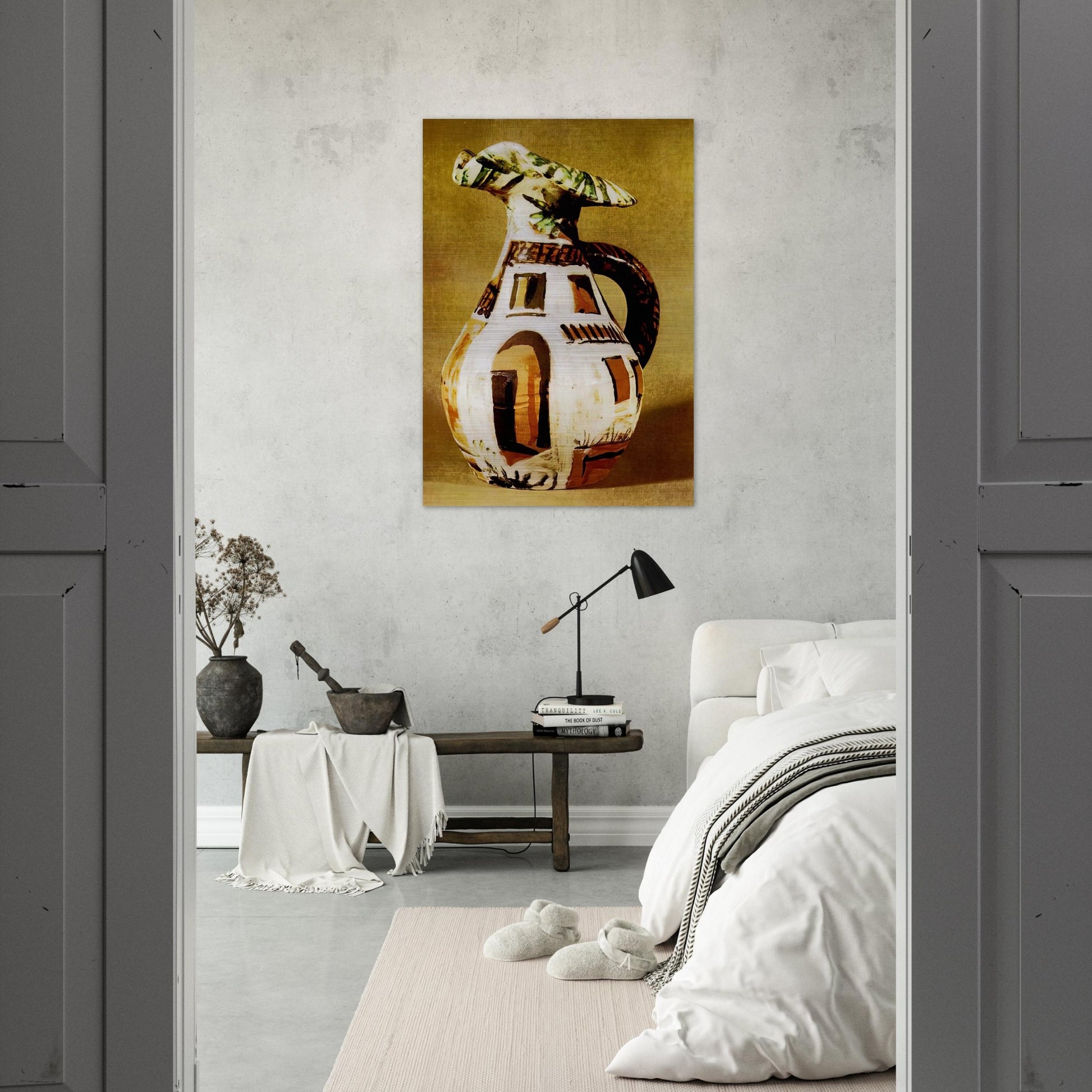 Jug with handle - Pablo Picasso Brushed Aluminum Print - 70x100 cm / 28x40 inches | Pablo Picasso Aluminum Print | Pablo Picasso Prints