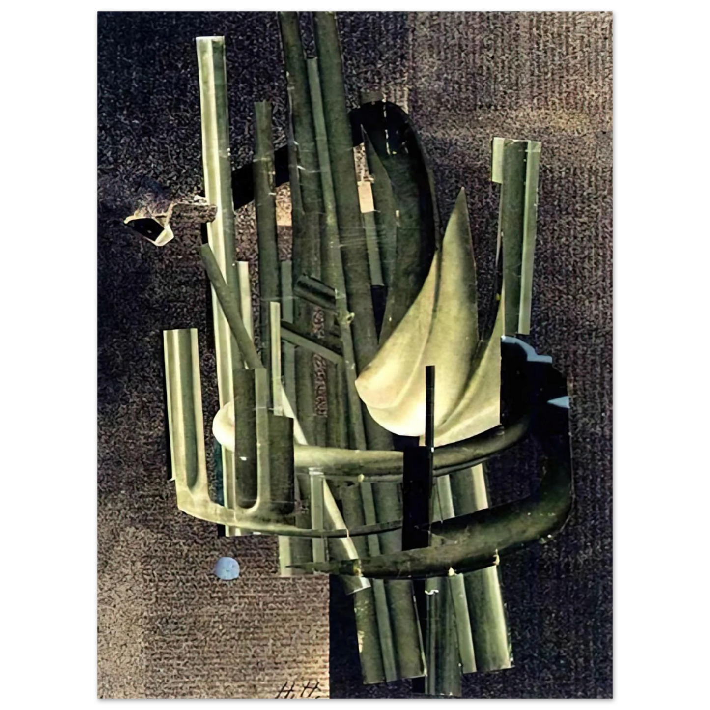 Hannah Hoch - RAUMFAHRT 1956  75x100 cm / 30x40inches Fine Art Poster
