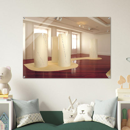 Cylinders - 2001 - Lygia Pape Acrylic Print - 70x100 cm / 28x40″ inches | Lygia Pape Wall Art | Lygia Pape Prints
