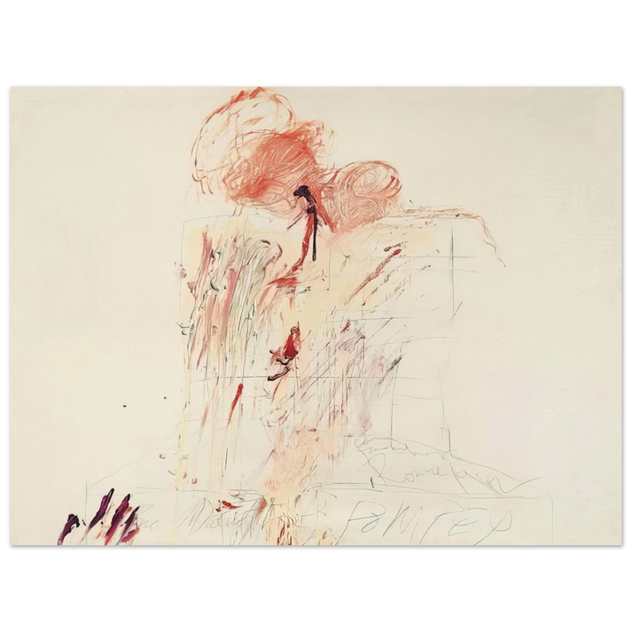Cy Twombly - Death of Pompey  Rome   75x100 cm / 30x40inches Fine Art Poster