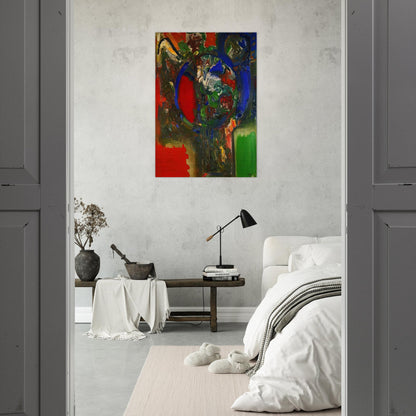 The Bouquet - Hans Hofmann Brushed Aluminum Print - 70x100 cm / 28x40 inches | Hans Hofmann Aluminum Print | Hans Hofmann Prints