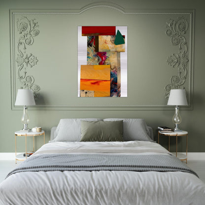 Rubiyat - Sam Gilliam Brushed Aluminum Print - 70x100 cm / 28x40 inches | Sam Gilliam Aluminum Print | Sam Gilliam Prints