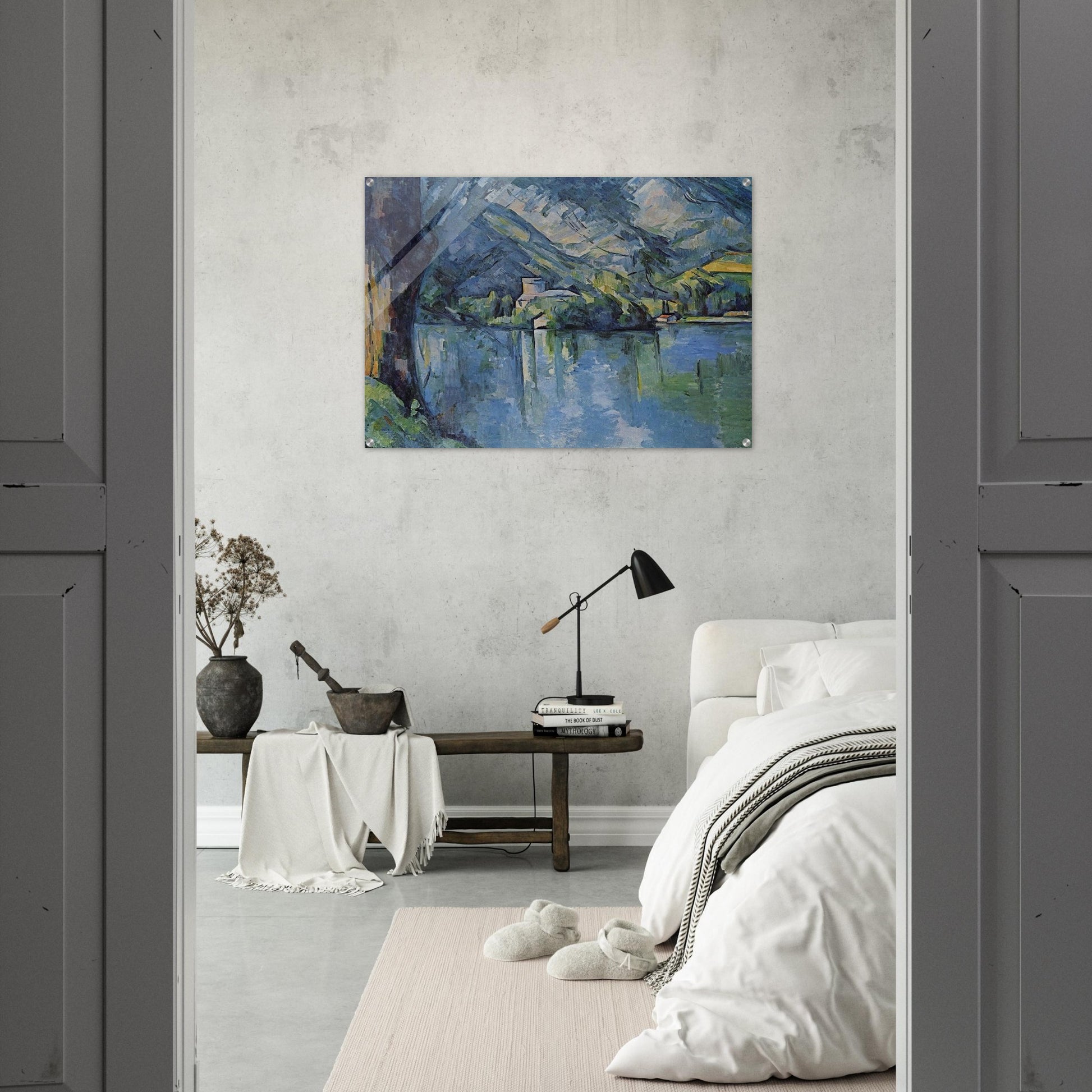 The Lac d'Annecy - Paul Cézanne Acrylic Print - 70x100 cm / 28x40″ inches