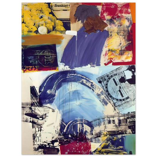 Robert Rauschenberg - HARBOR  75x100 cm / 30x40inches Fine Art Poster