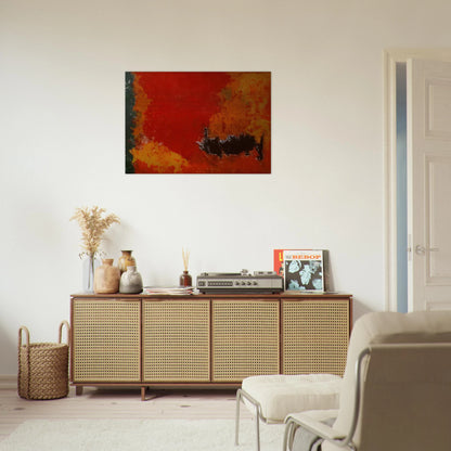 Reward #2 - 1960 - Theodoros Stamos Brushed Aluminum Print - 70x100 cm / 28x40 inches | Theodoros Stamos Aluminum Print | Theodoros Stamos Prints