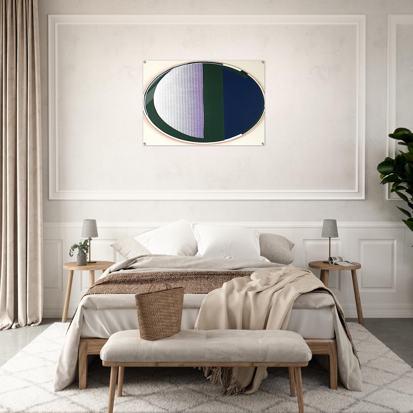 MIRROR 1972 - Roy Lichtenstein Acrylic Print - 70x100 cm / 28x40″ inches | Roy Lichtenstein Wall Art | Roy Lichtenstein Prints