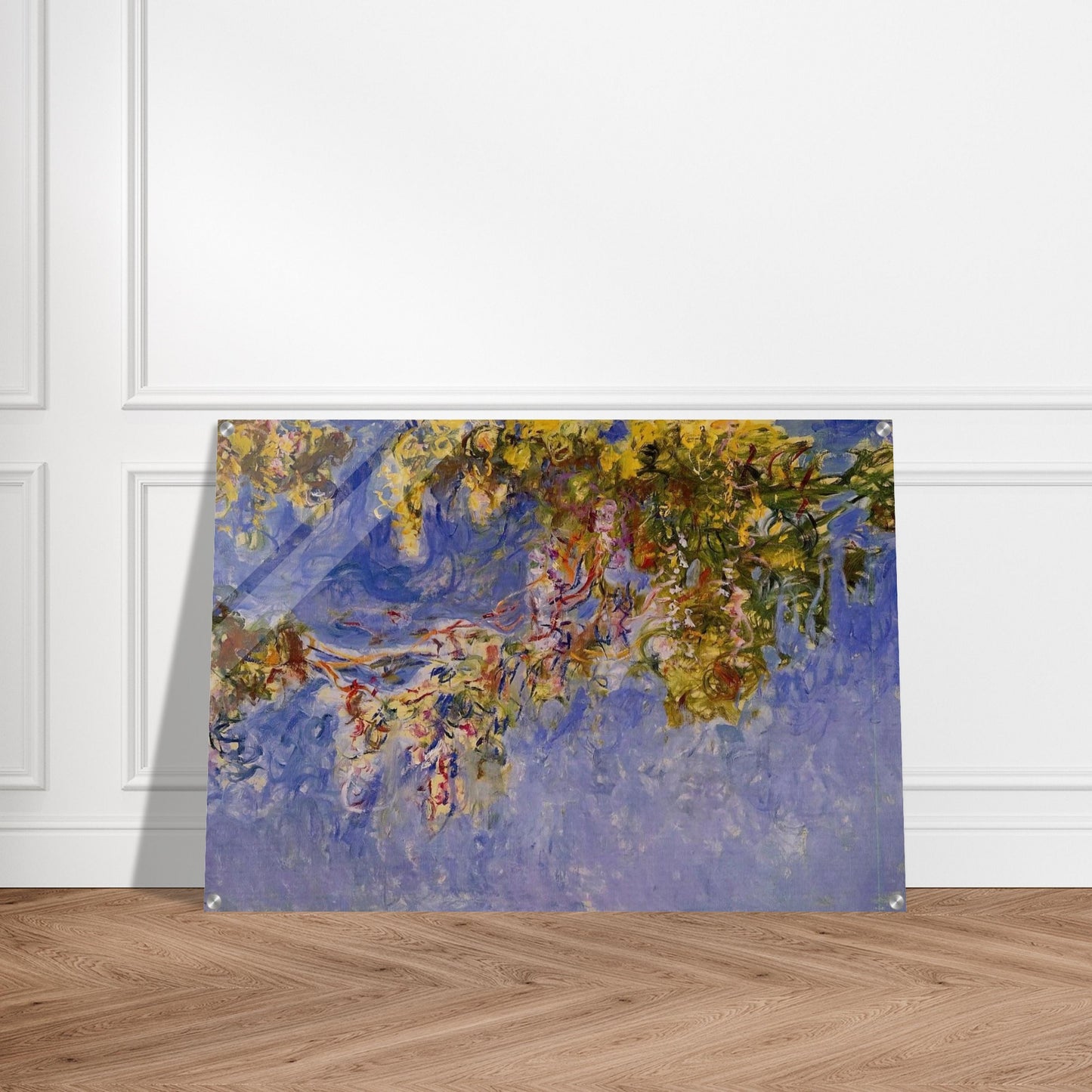 Wisteria - claude monet Acrylic Print - 70x100 cm / 28x40″ inches