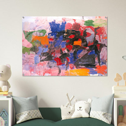 TO FELLINI 1958 - Philip Guston Acrylic Print - 70x100 cm / 28x40″ inches