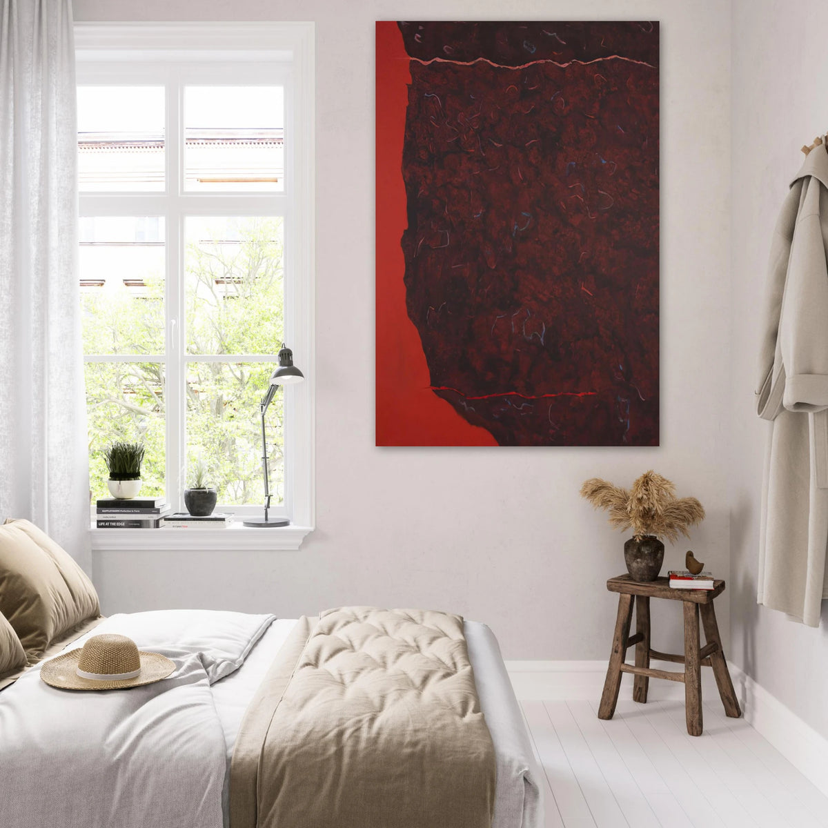 Edge of Burning Brush - 1986 - Theodoros Stamos Art Prints - 100x150 cm / 40x60″ inches | Theodoros Stamos Poster | Theodoros Stamos Prints