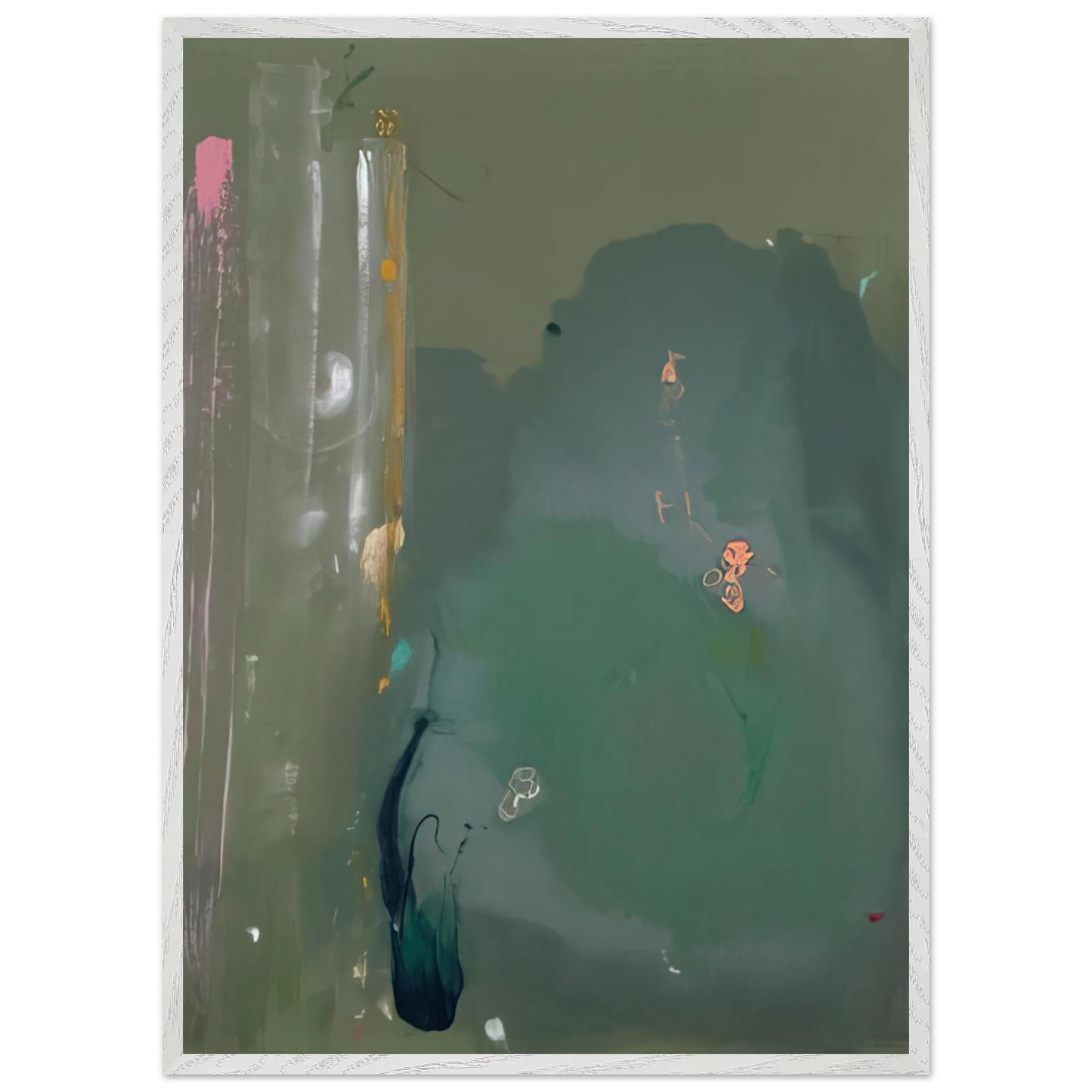 Helen Frankenthaler - CÃƒÆ’Ã‚Â´te d Argent - 1980 Wall art - A0 (84.1 x 118.9  cm) - Fine Art Poster-canvas - -