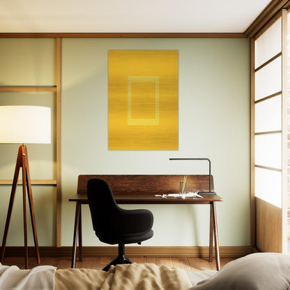 Spazio Luce - 1973 - Antonio Calderara Brushed Aluminum Print - 70x100 cm / 28x40 inches | Antonio Calderara Aluminum Print | Antonio Calderara Prints