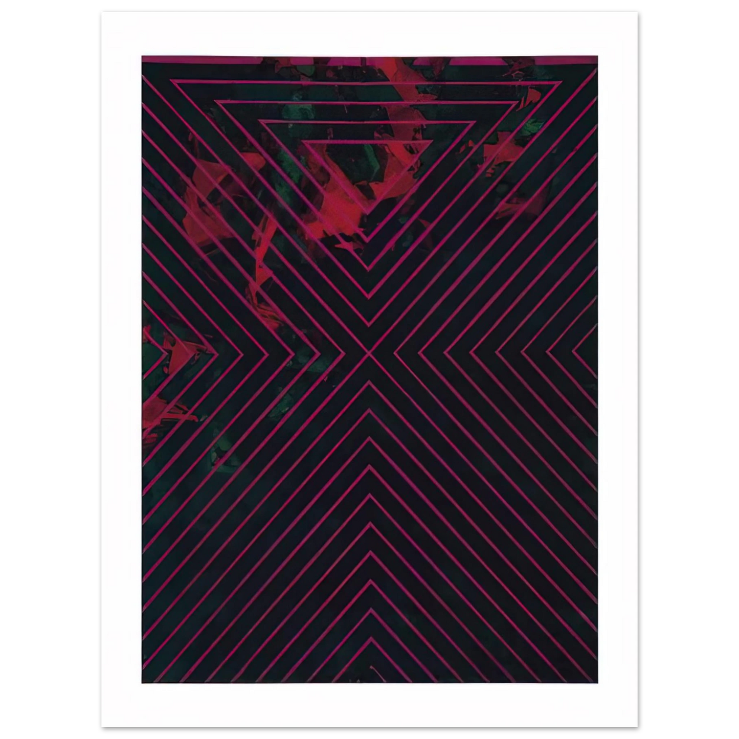 Luis Feito - 1418 1986  75x100 cm / 30x40inches Fine Art Poster