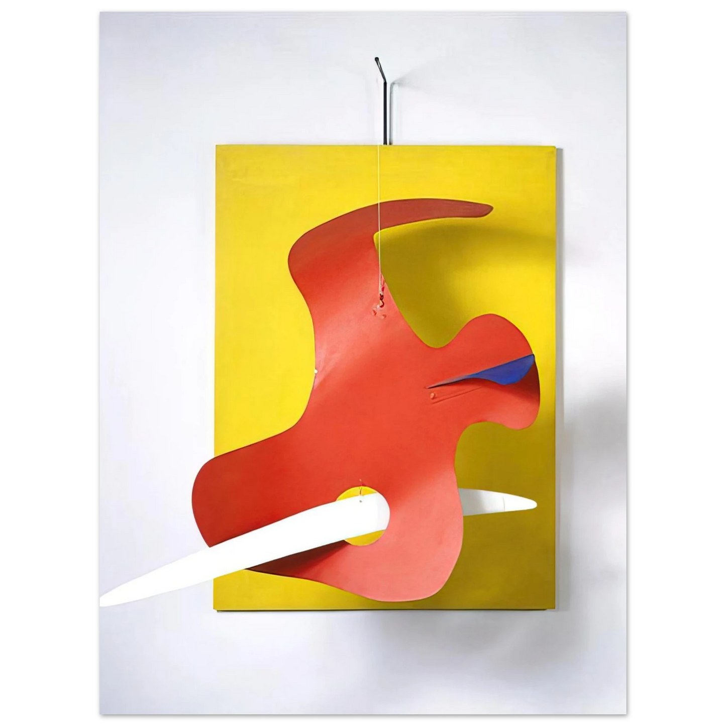 Alexander Calder - FORM AGAINST YELLOW YELLOW PANEL 1936 Fine Art Poster