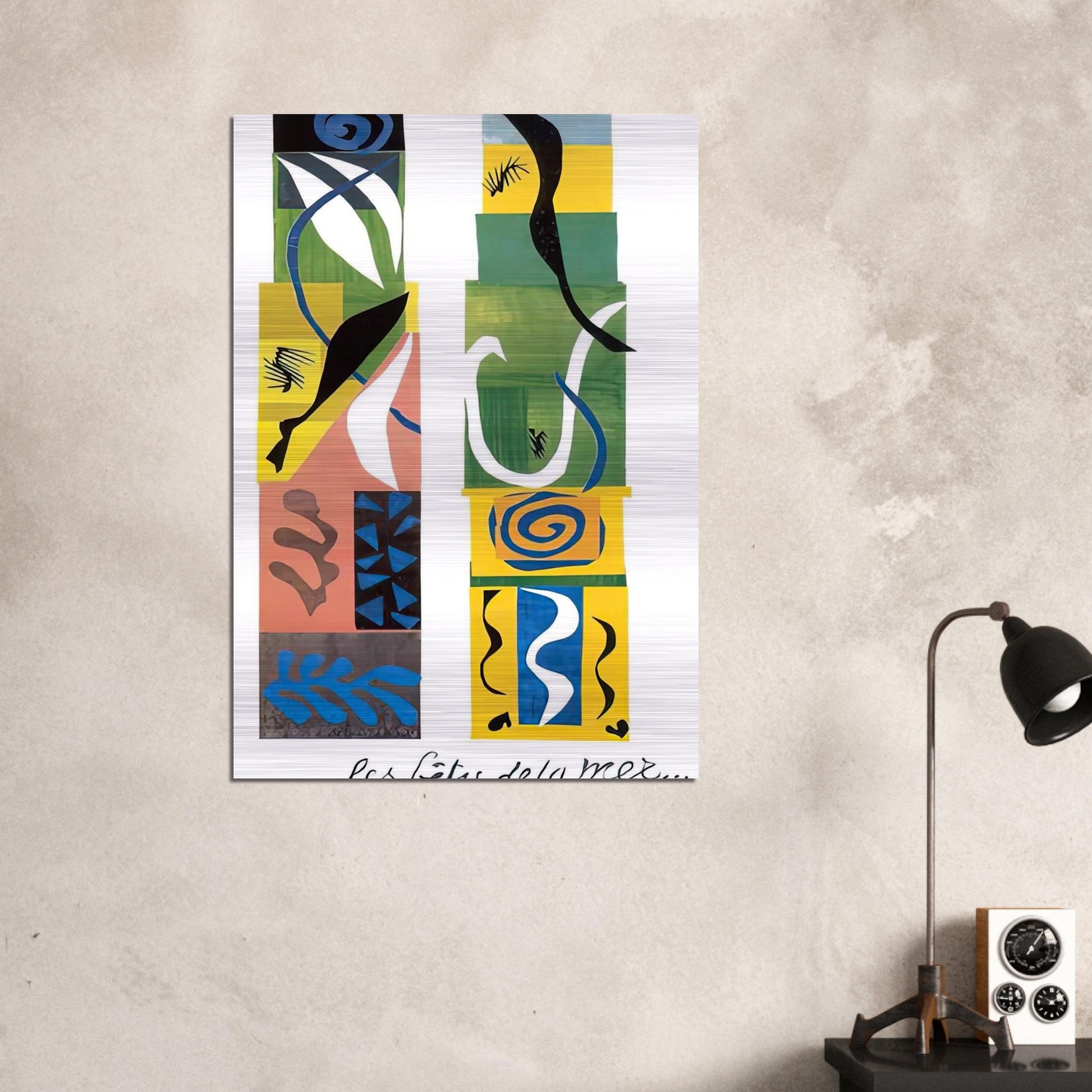 THE BEASTS OF THE SEA 1950 - Henri Matisse Brushed Aluminum Print - 70x100 cm / 28x40 inches | Henri Matisse Aluminum Print | Henri Matisse Prints