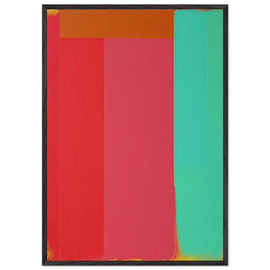 Mag - 1986 - Doug Ohlson 70x100 cm / 28x40 inches Framed Art Print – Black Wooden Frame