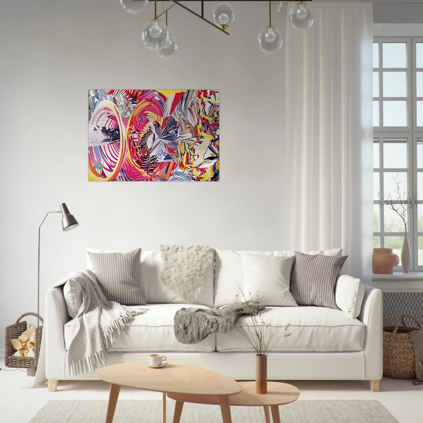 Stowaway Peers Out at the Speed of Light - James Rosenquist Brushed Aluminum Print - 70x100 cm / 28x40 inches | James Rosenquist Aluminum Print | James Rosenquist Prints