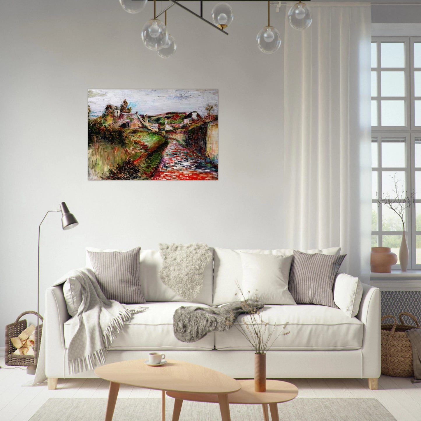 VIEW OF BELLE ILE 1897 - Henri Matisse Brushed Aluminum Print - 70x100 cm / 28x40 inches | Henri Matisse Aluminum Print | Henri Matisse Prints