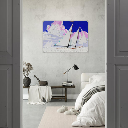 Do It Yourself  Sailboats  - Andy Warhol Acrylic Print - 70x100 cm / 28x40″ inches