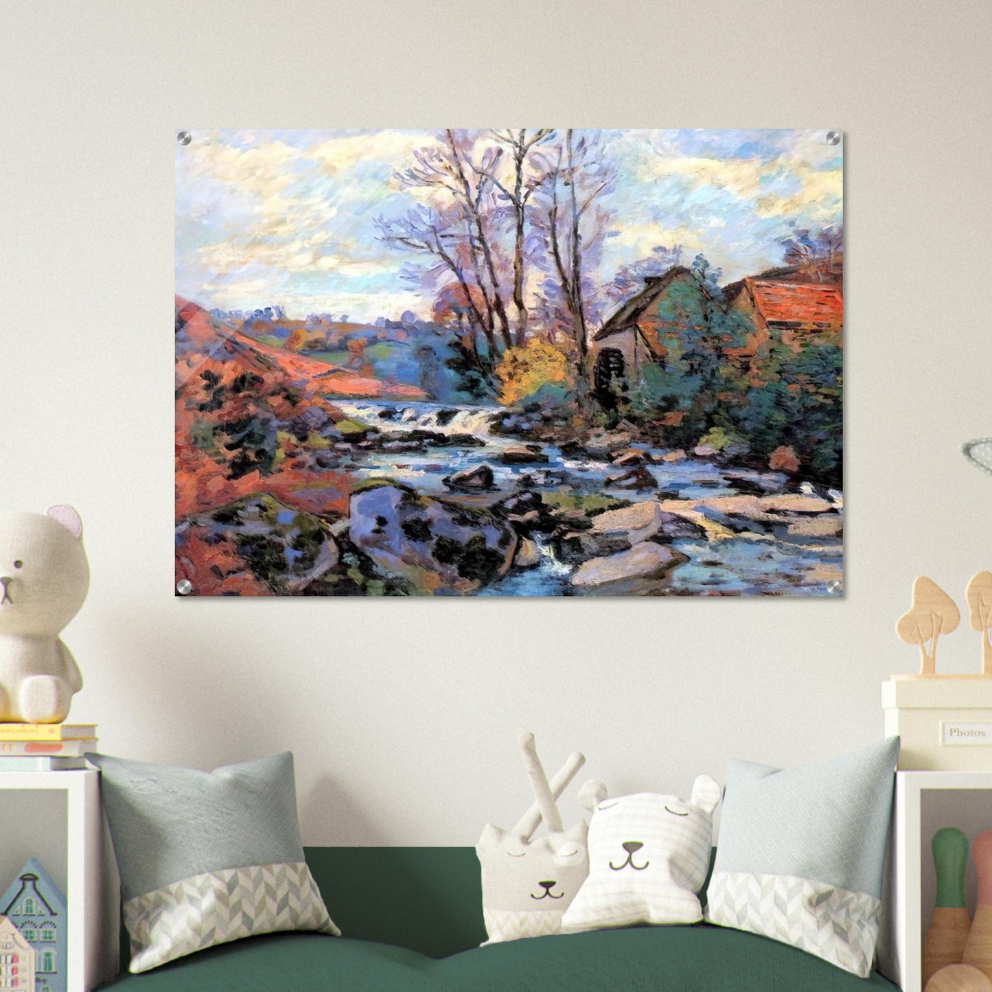 Moulin Bouchardon, Crozant - 1895 - Armand Guillaumin Acrylic Print - 70x100 cm / 28x40″ inches