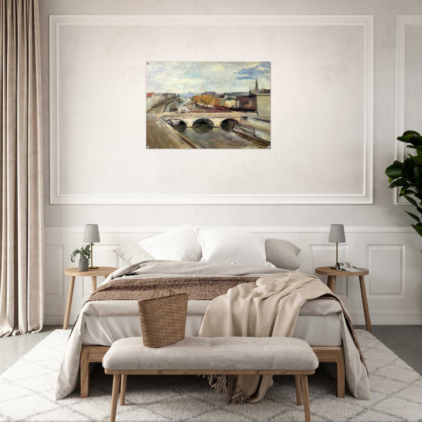 THE POT SAINT MICHEL IN PARIS 1900 - Henri Matisse Acrylic Print - 70x100 cm / 28x40″ inches | Henri Matisse Wall Art | Henri Matisse Prints