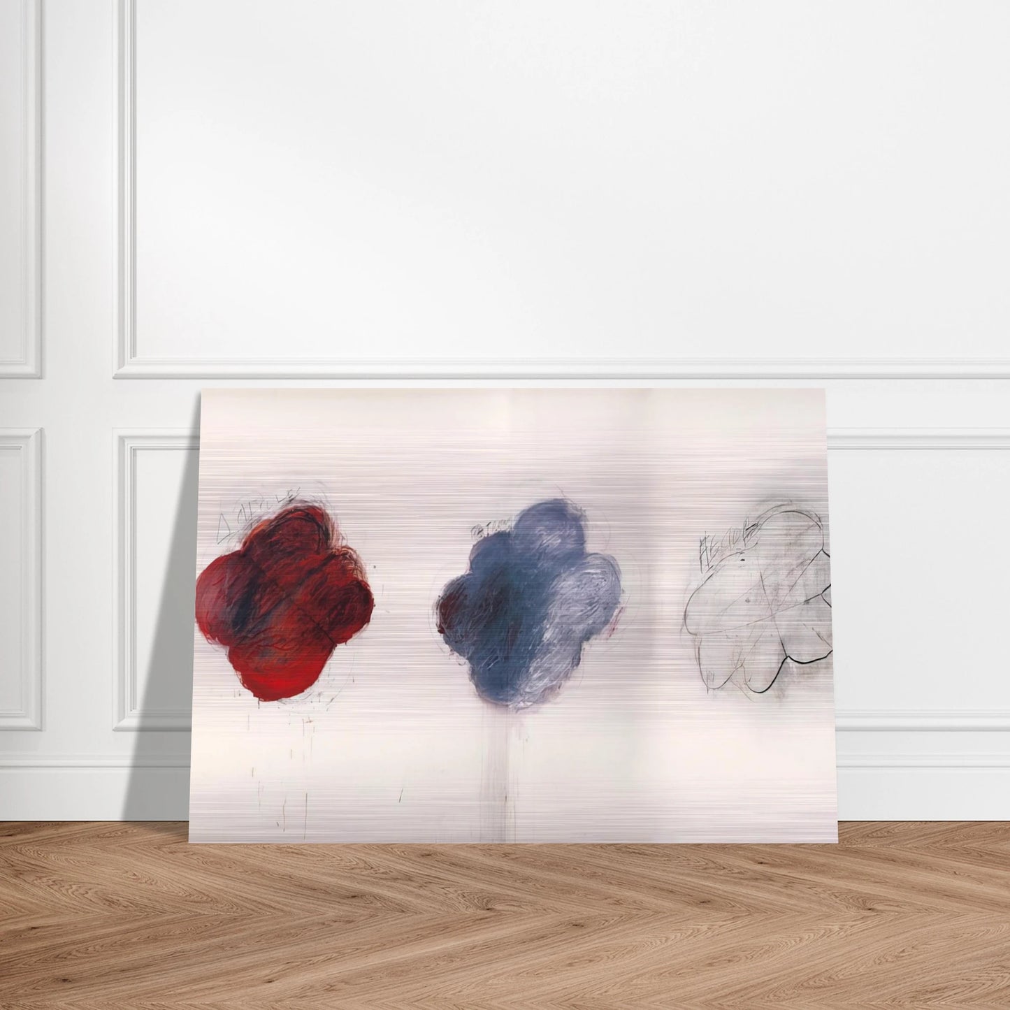 Fifty Days at Iliam. Shades of Achilles, Patroclus, and Hector - Cy Twombly Brushed Aluminum Print - 70x100 cm / 28x40 inches | Cy Twombly Aluminum Print | Cy Twombly Prints