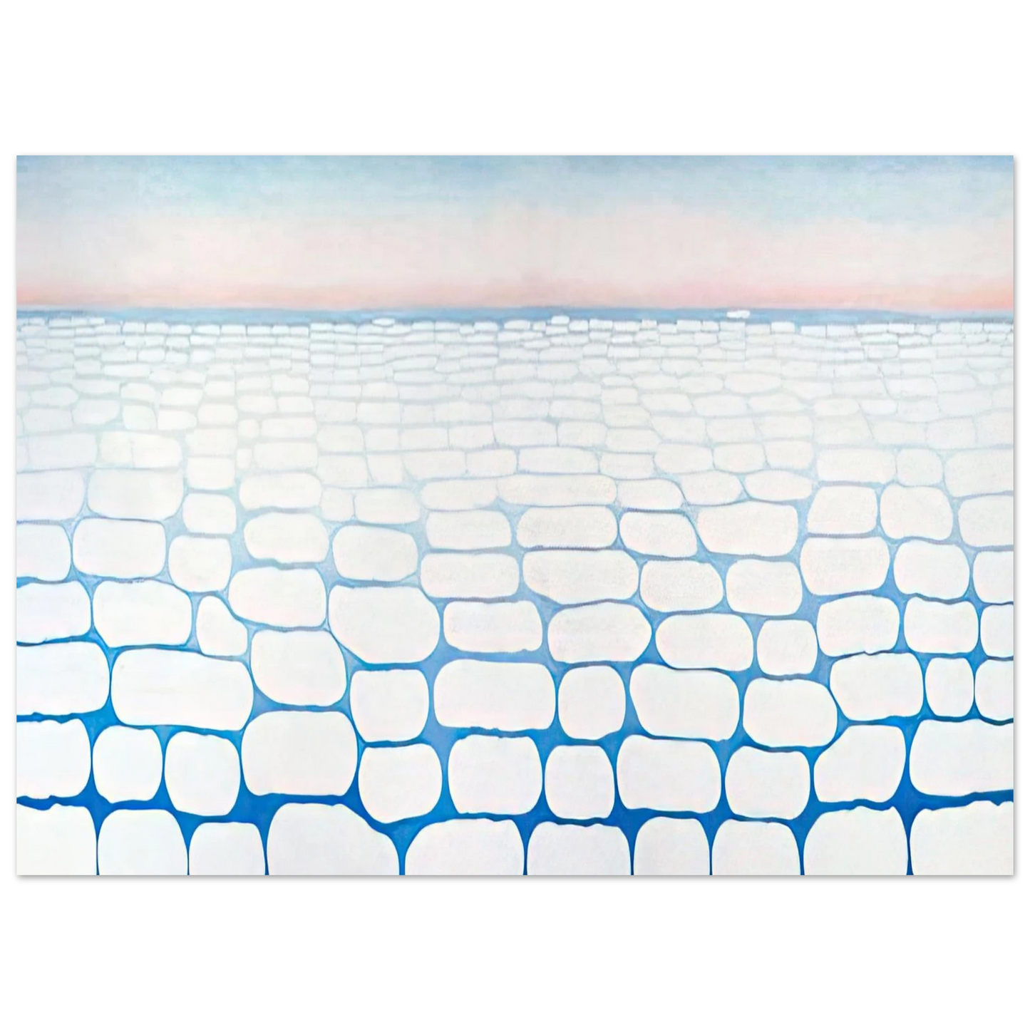 Georgia O'Keeffe - Sky Above Clouds IV Fine Art Poster