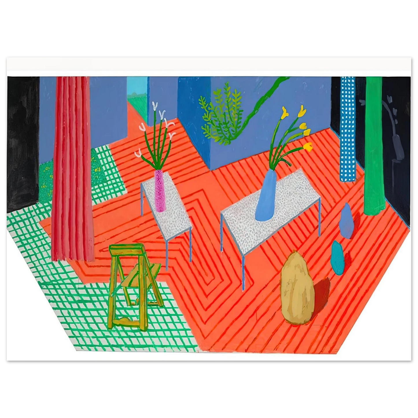 David Hockney - David Hockney Wall art - 27x35 cm / 11x14 inches - Fine Art Poster-canvas - -