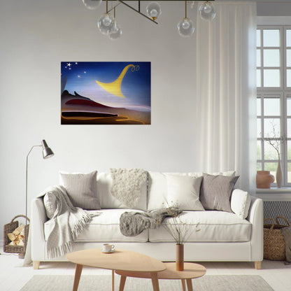 Awakening Memory of Father - 1943 - Agnes Lawrence Pelton Brushed Aluminum Print - 70x100 cm / 28x40 inches | Agnes Lawrence Pelton Aluminum Print | Agnes Lawrence Pelton Prints