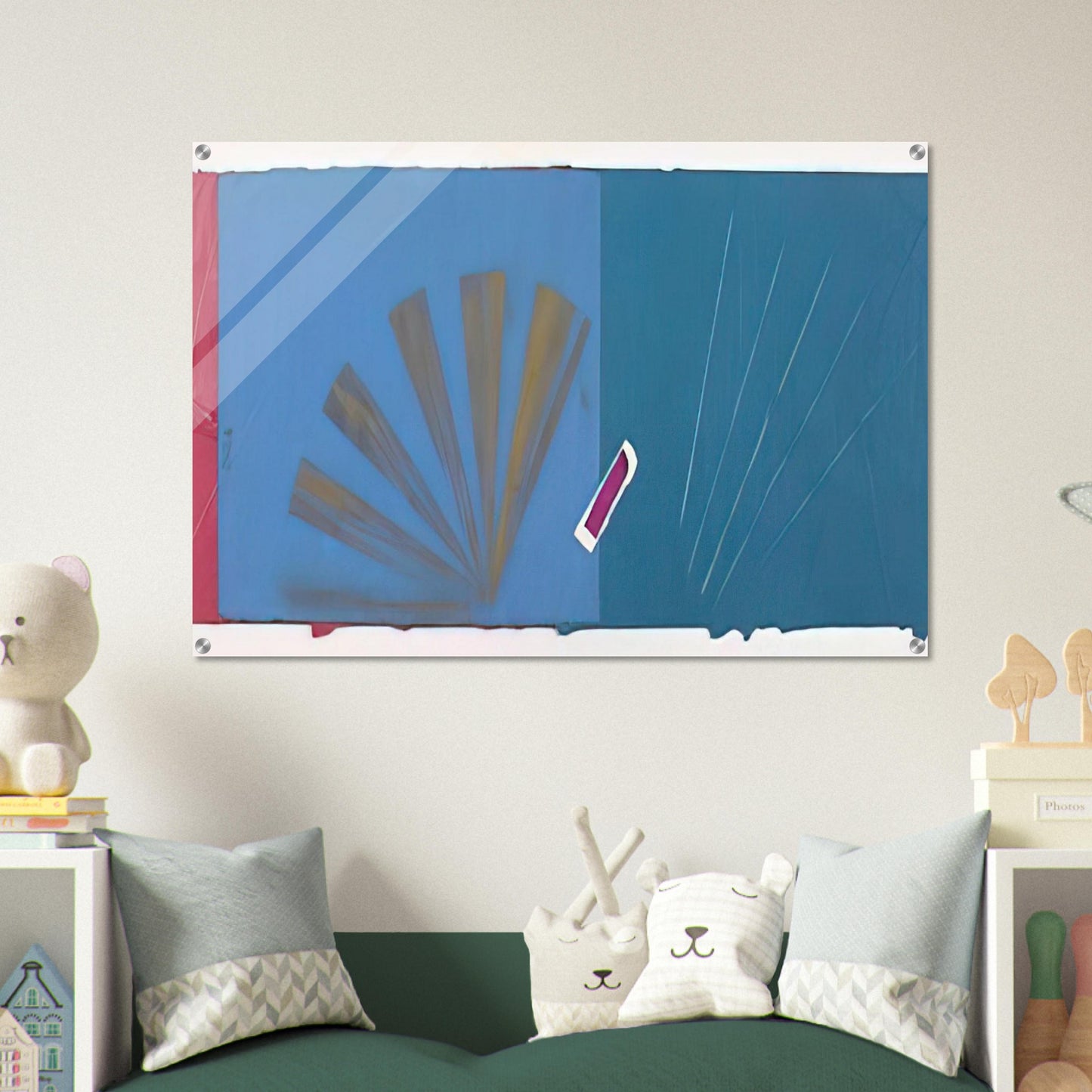 Summer Collage - Sol LeWitt Acrylic Print - 70x100 cm / 28x40″ inches