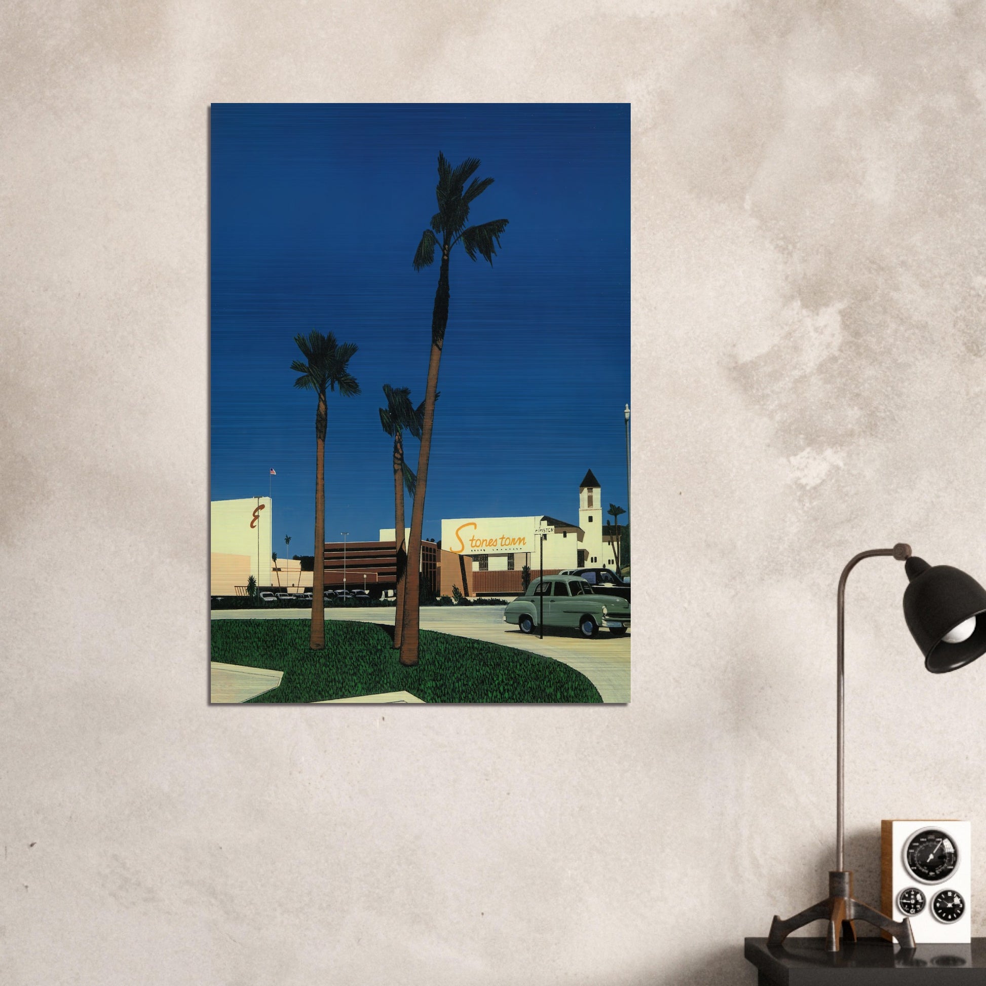 In the beginning IV Mall - Hiroshi Nagai Brushed Aluminum Print - 70x100 cm / 28x40 inches | Hiroshi Nagai Aluminum Print | Hiroshi Nagai Prints