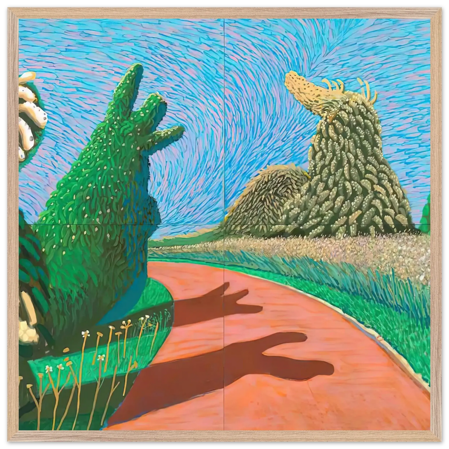 David Hockney - David Hockney Wall art - A3 (29.7 x 42  cm) - Fine Art Poster - -