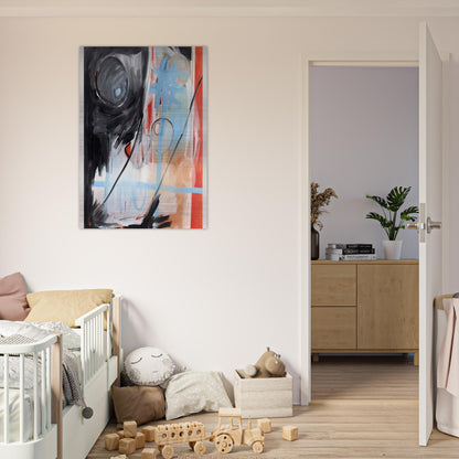 MoM Block Nr. 6 - 1999 - Michel Majerus Brushed Aluminum Print - 70x100 cm / 28x40 inches | Michel Majerus Aluminum Print | Michel Majerus Prints