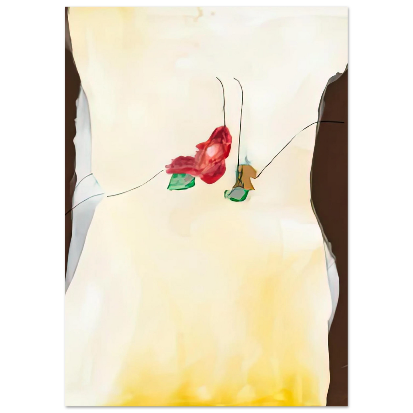 Helen Frankenthaler - Chill Factor, 1973- Wall Art - 30x40 cm / 12x16 inches - Fine Art Poster-canvas - -