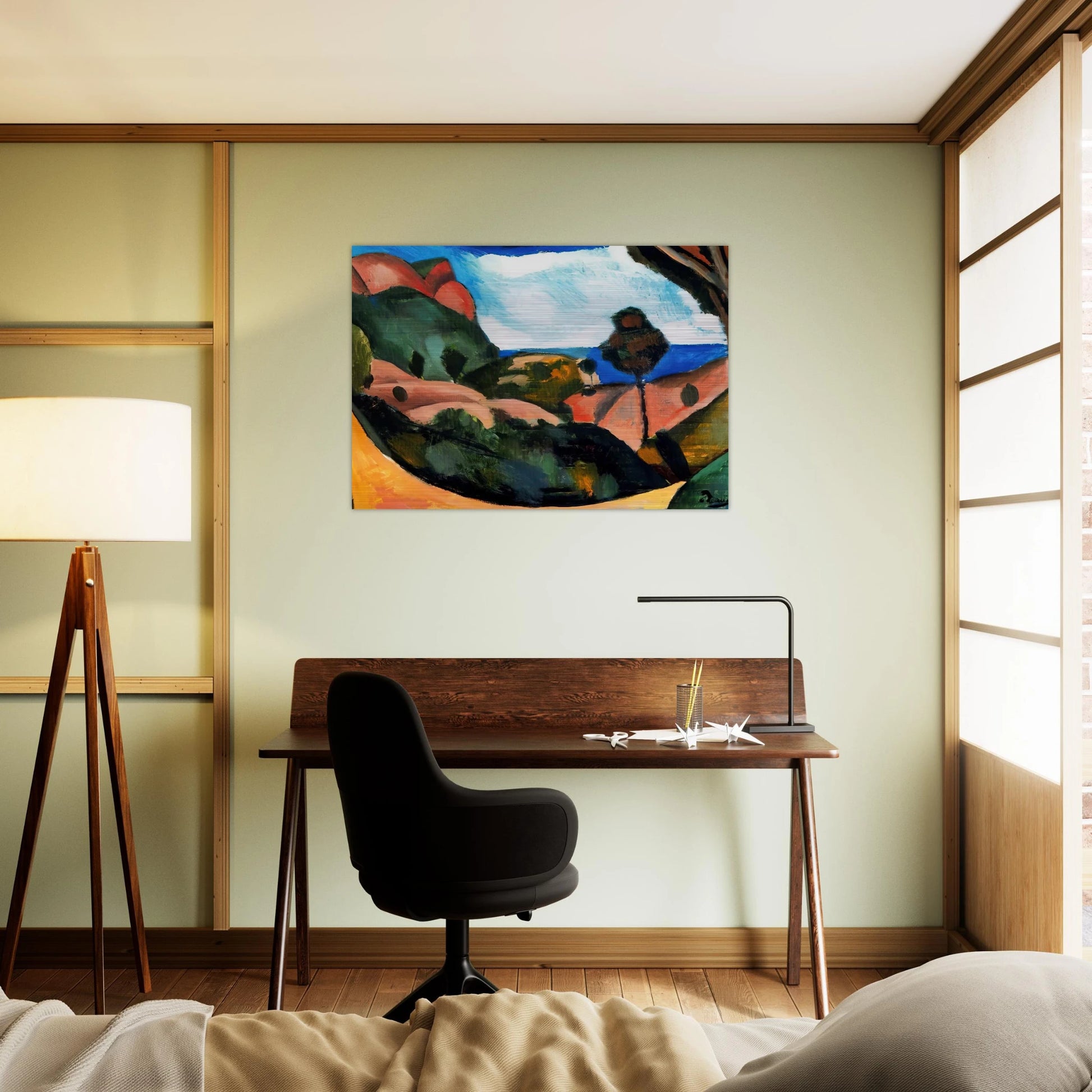 LANDSCAPE 1907 - Andre Derain Brushed Aluminum Print - 70x100 cm / 28x40 inches | Andre Derain Aluminum Print | Andre Derain Prints