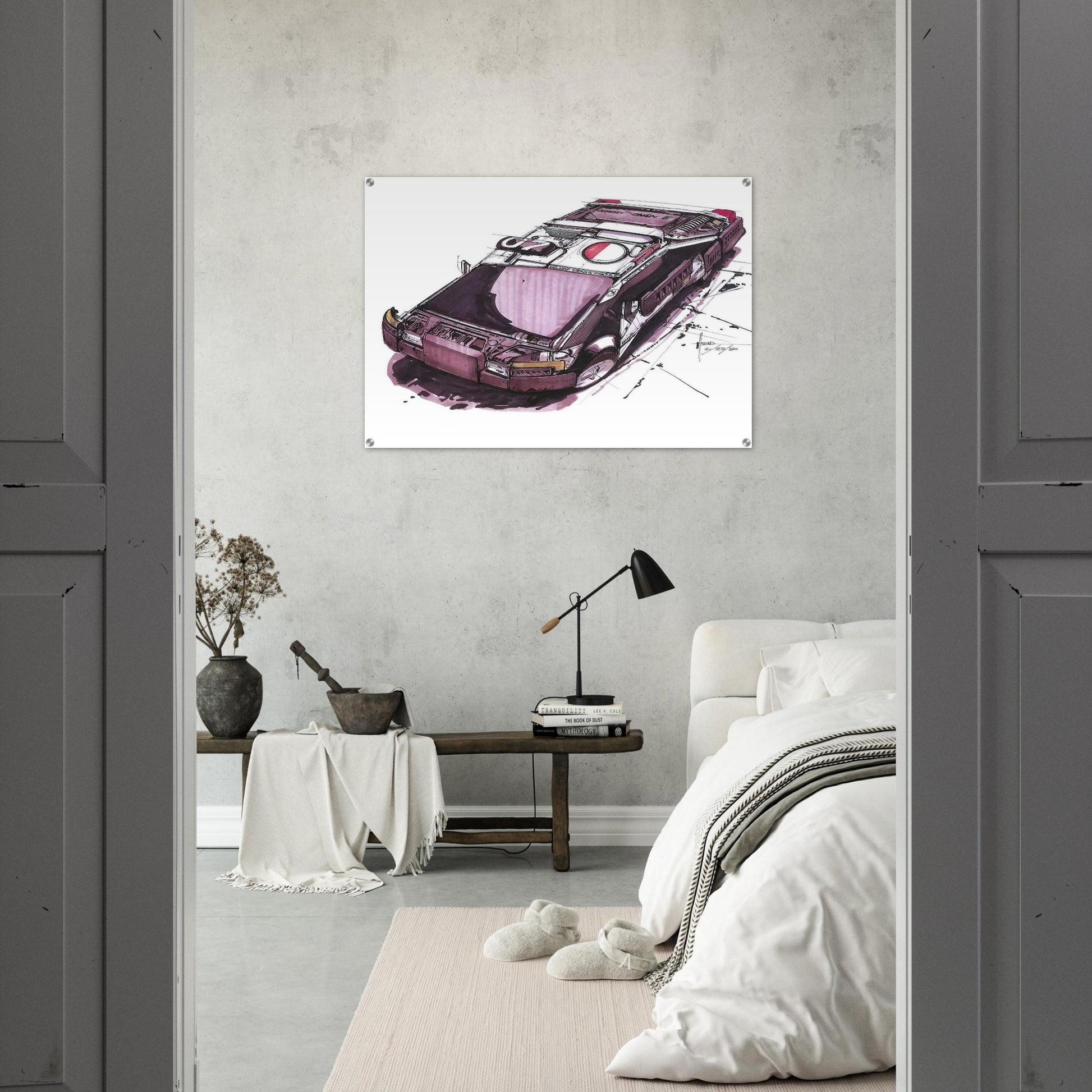 Syd Mead - Syd Mead Acrylic Print - 70x100 cm / 28x40″ inches