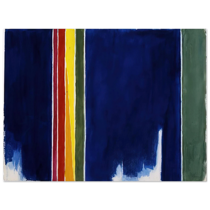 Alma Woodsey Thomas - ATMOSPHERIC EFFECTS I 1970  75x100 cm / 30x40inches Fine Art Poster