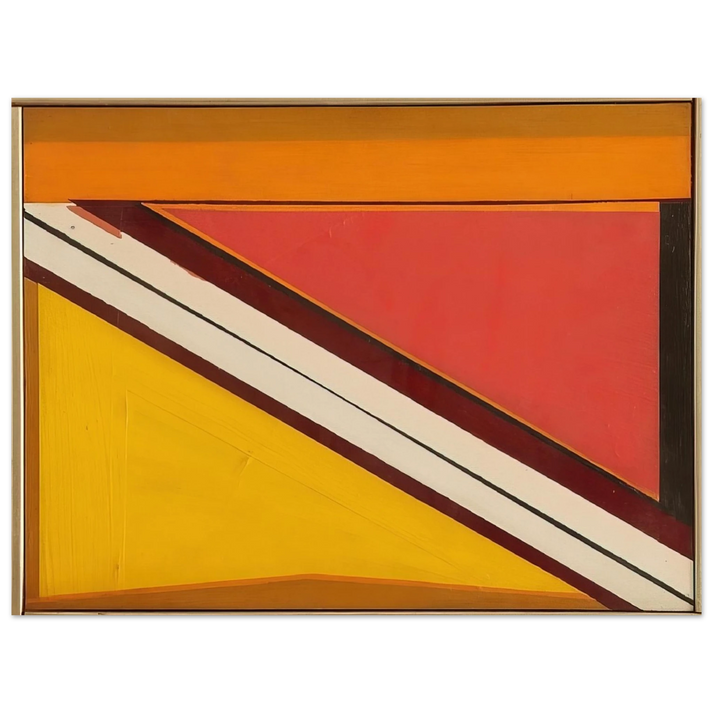Larry Zox - Diagonal 4 - 1963  75x100 cm / 30x40inches Fine Art Poster