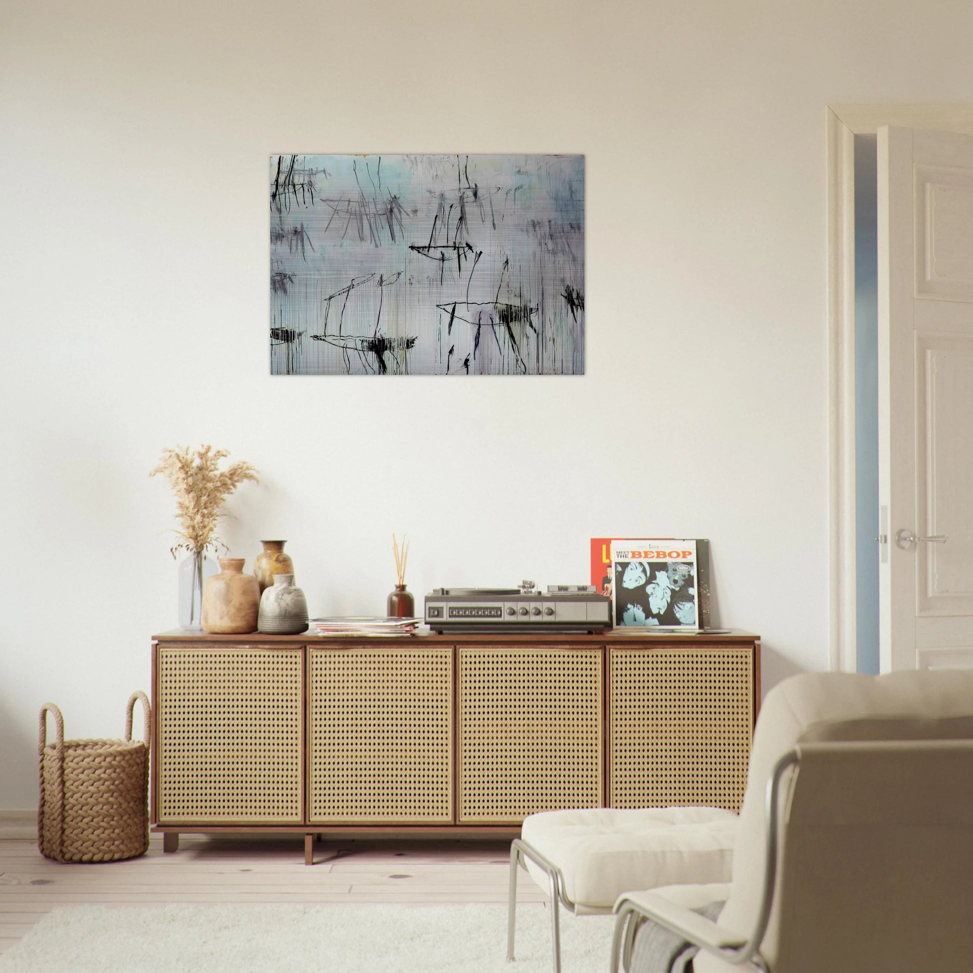 Lepanto, Part V - Cy Twombly Brushed Aluminum Print - 70x100 cm / 28x40 inches | Cy Twombly Aluminum Print | Cy Twombly Prints