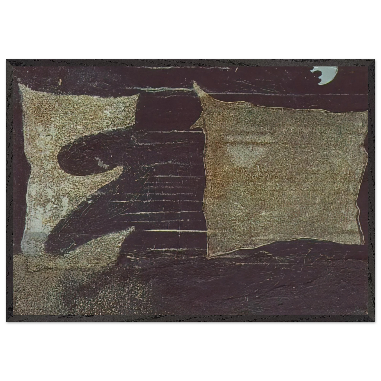 Moonlight N2 - Salvador Dali 70x100 cm / 28x40 inches Framed Art Print – Black Wooden Frame