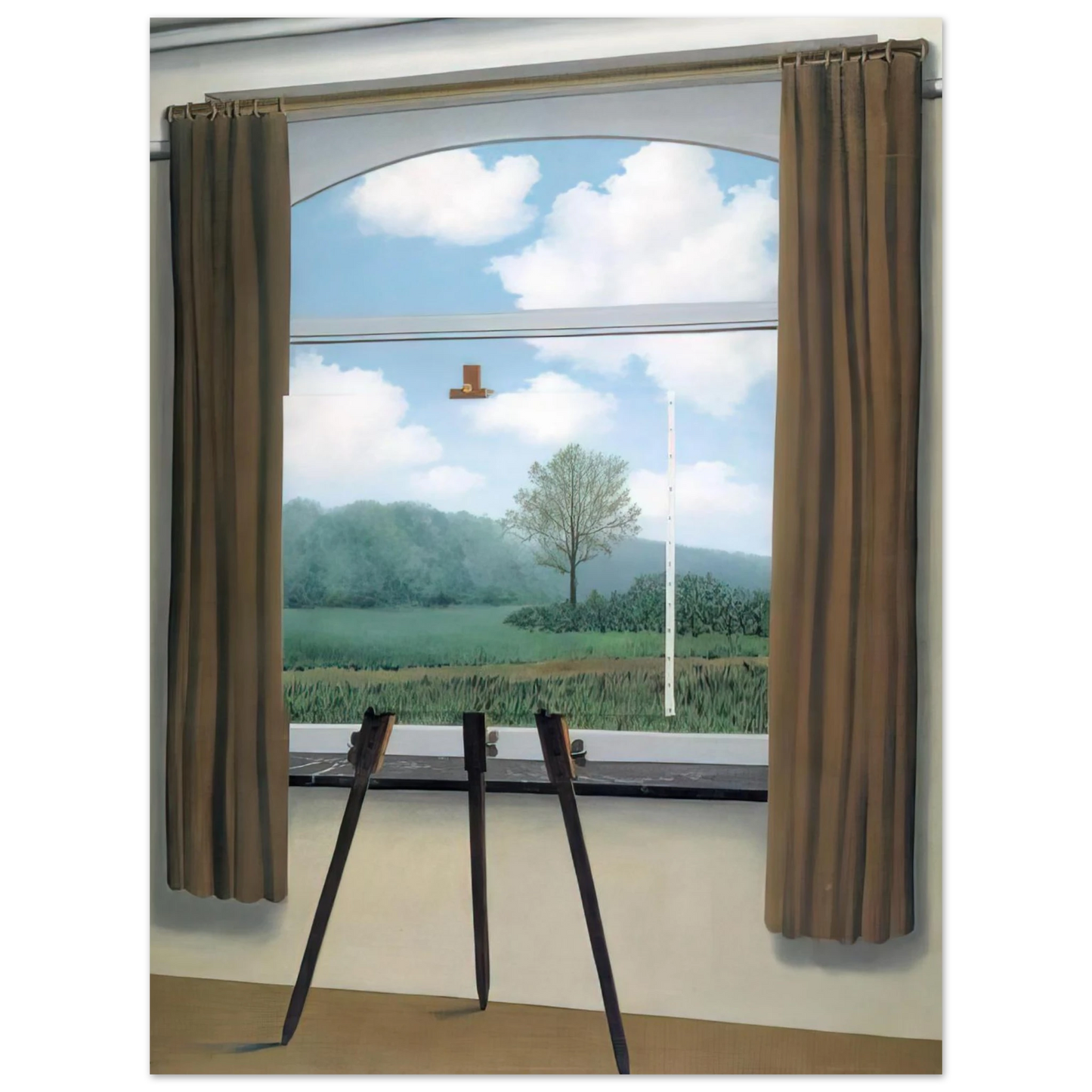 Rene Magritte - THE HUMAN CONDITION 1933  75x100 cm / 30x40inches Fine Art Poster