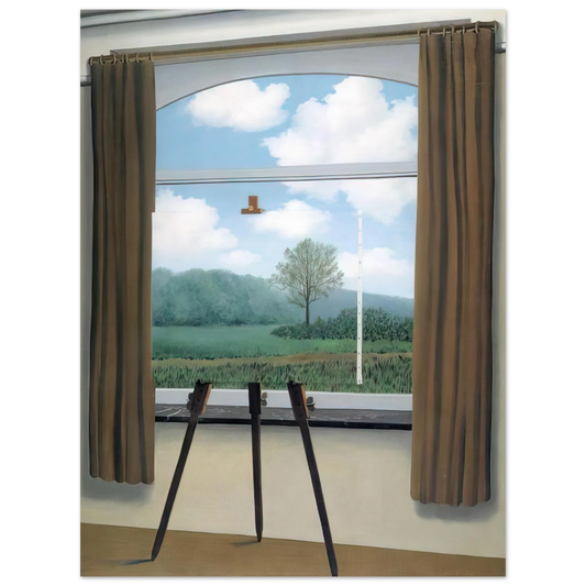 Rene Magritte - THE HUMAN CONDITION 1933  75x100 cm / 30x40inches Fine Art Poster
