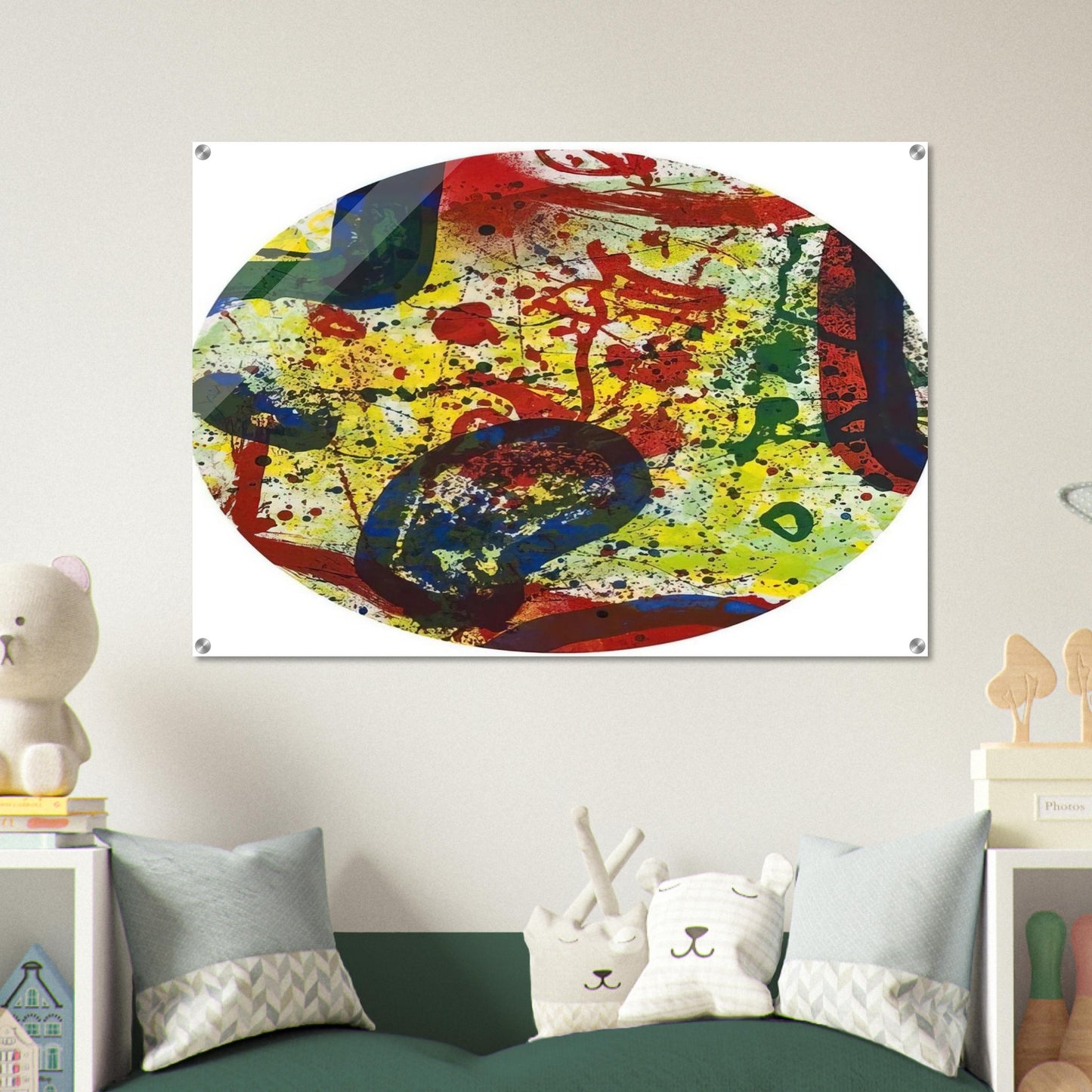 untitled  sfe363  - Sam Francis Acrylic Print - 70x100 cm / 28x40″ inches
