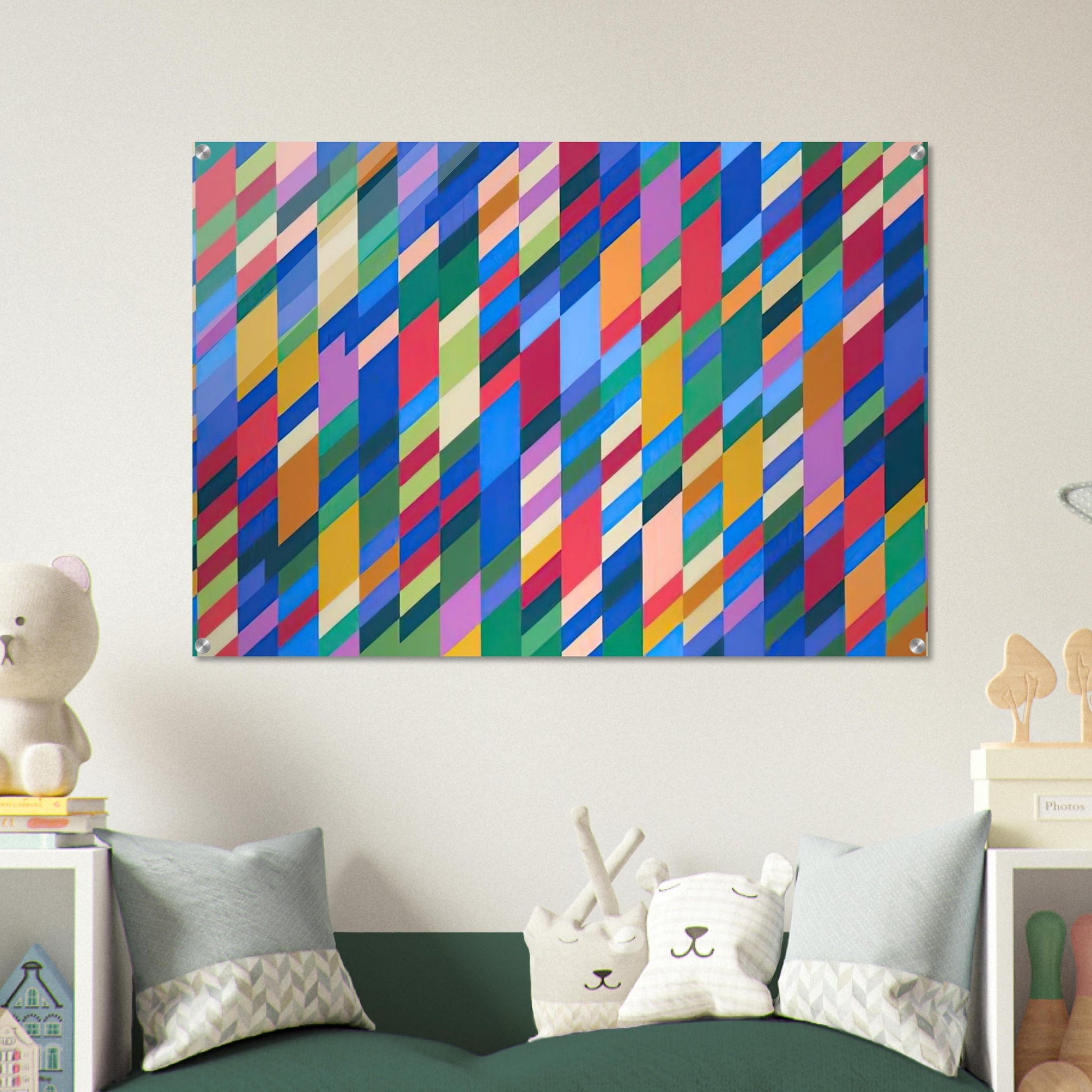 NATARAJA 1993 - Bridget Riley Acrylic Print - 70x100 cm / 28x40″ inches